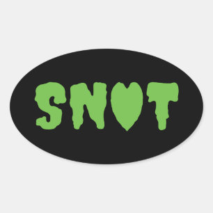 ADESIVO OVAL SNOT LOVE