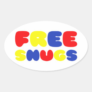 ADESIVO OVAL SNUGS LIVRE