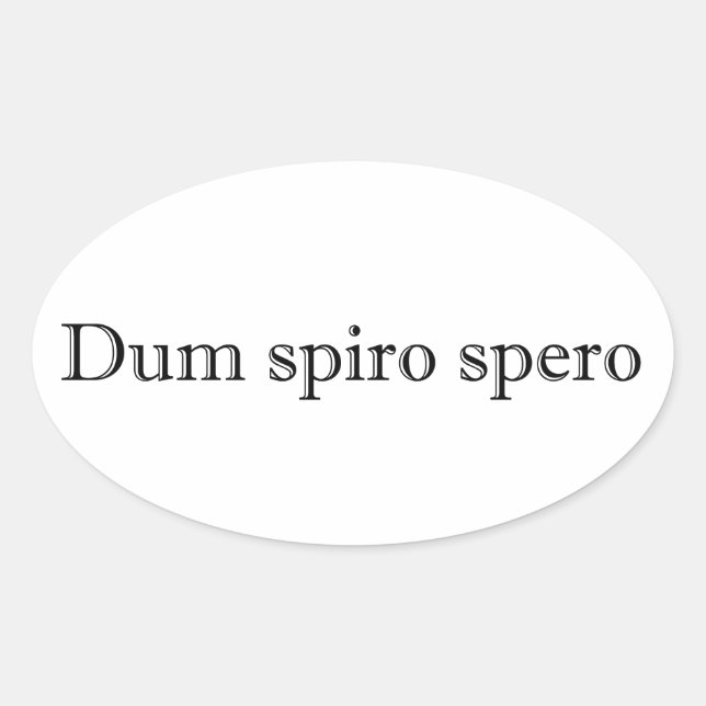 Adesivo Oval Spero espiral (Frente)