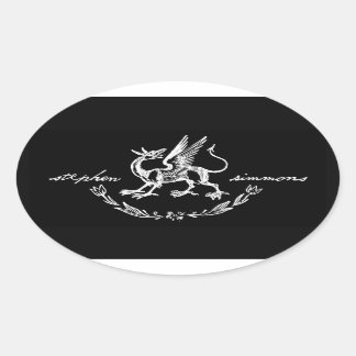 Adesivo Oval Stephen Simmons Griffin Sticker