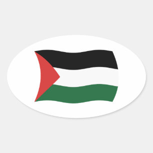Adesivo Oval Sticker da Autoridade Palestiniana