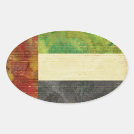 Adesivo Oval Stickers do Dubai