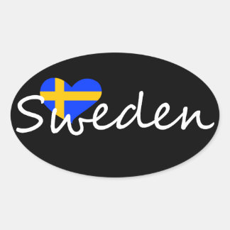 Adesivo Oval Suecia