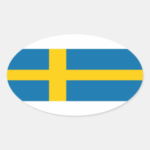 Adesivo Oval Suecia