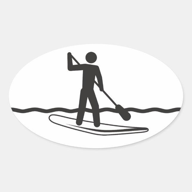 Adesivo Oval SUP Sticker (Frente)