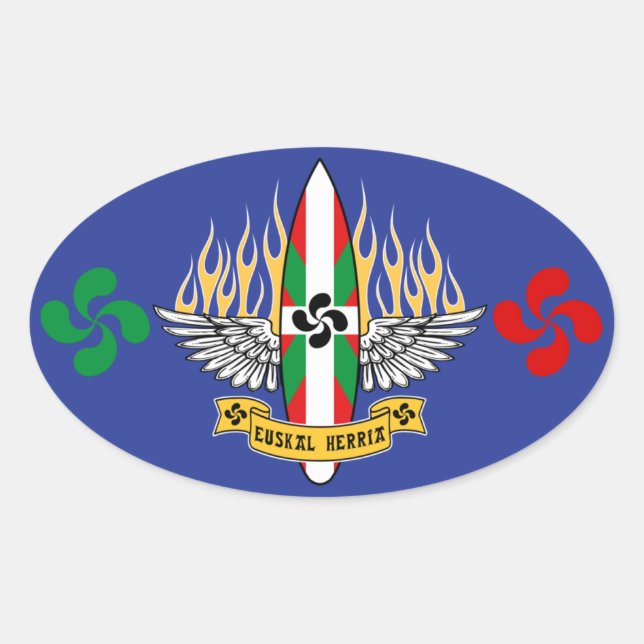 Adesivo Oval Surf Country Sticker (Frente)