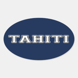 Adesivo Oval Tahiti