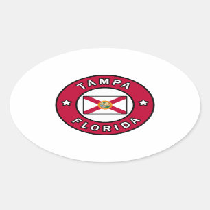 Adesivo Oval Tampa Florida