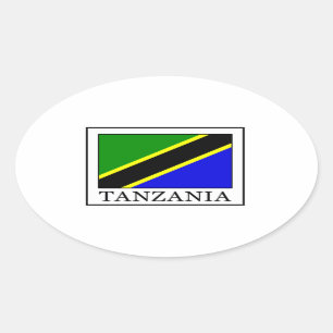 Adesivo Oval Tanzânia