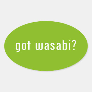 Adesivo Oval tem wasabi?