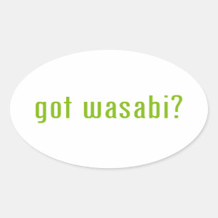 Adesivo Oval tem wasabi?