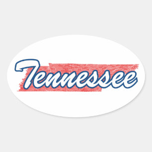 Adesivo Oval Tennessee