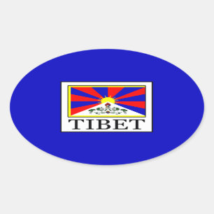 Adesivo Oval Tibet