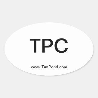 Adesivo Oval Tim Pond Wilderness Campos Bumper Sticker