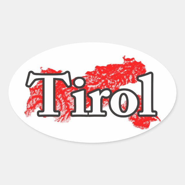Adesivo Oval Tirol (Frente)