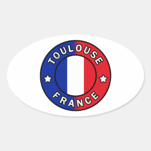 Adesivo Oval Toulouse França