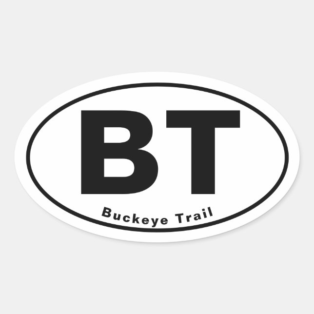Adesivo Oval Trail Buckeye (Frente)