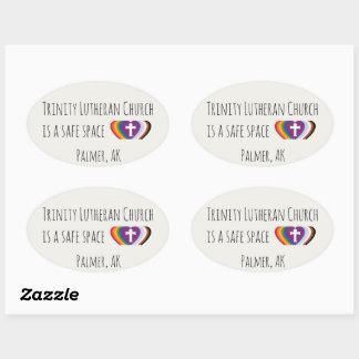 Adesivo Oval Trinity Safe Space Sticker Set 