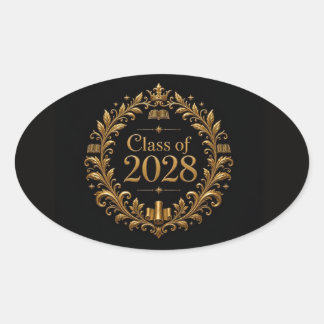 Adesivo Oval Turma de 2028
