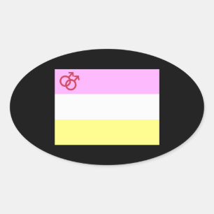 Adesivo Oval Twink Pride