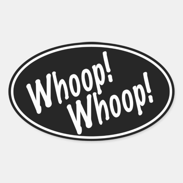 Adesivo Oval Uau! Uau! (Frente)