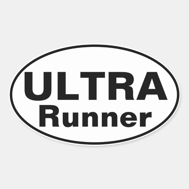 Adesivo Oval Ultra Runner (Frente)