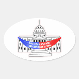 Adesivo Oval Um Congresso Inútil