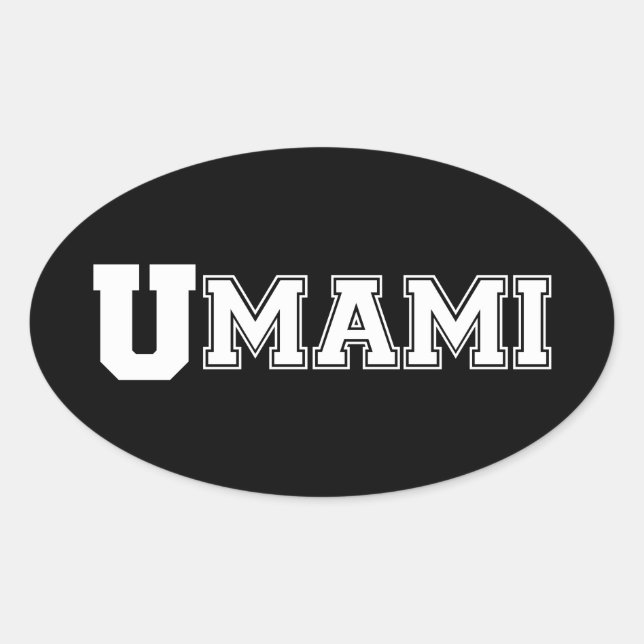 ADESIVO OVAL UMAMI COLLEGE OVAL STICKER (Frente)