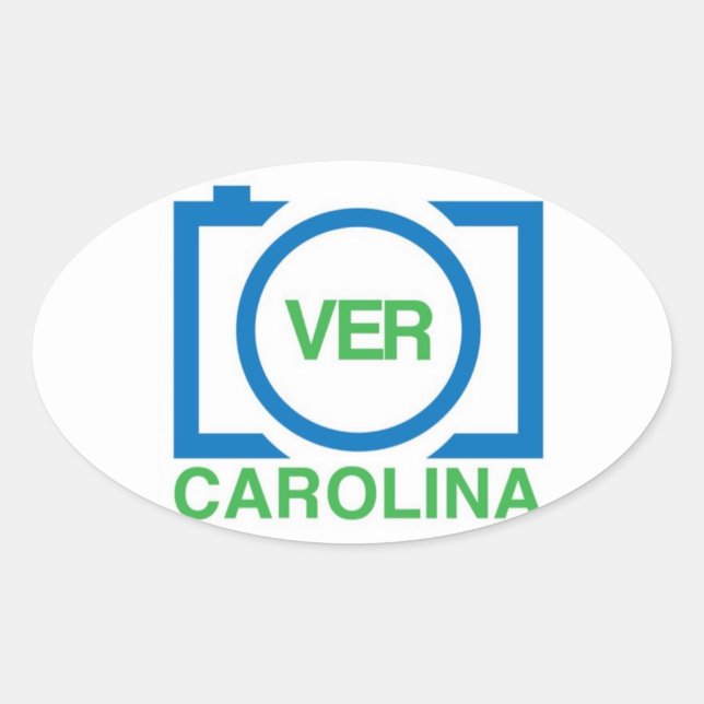 Adesivo Oval VerCarolina Sticker (Frente)