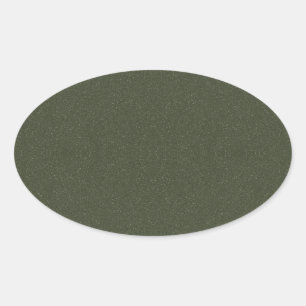 Adesivo Oval Verde Musgo Texturizado – Personalizá