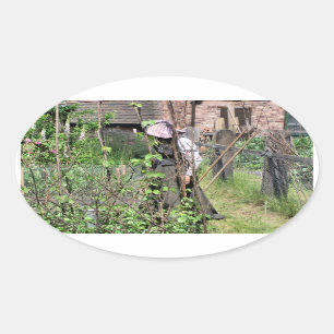 ADESIVO OVAL VICTORIAN INGLATERRA