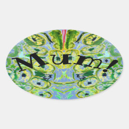 Adesivo Oval Vinheta