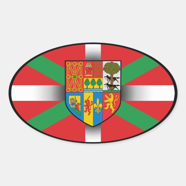 Adesivo Oval Vinheta Basco (Frente)