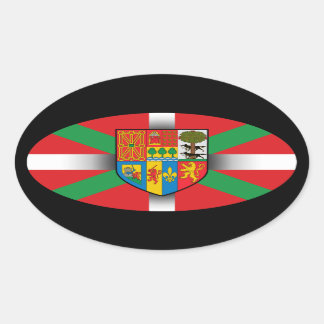 Adesivo Oval Vinheta Basco