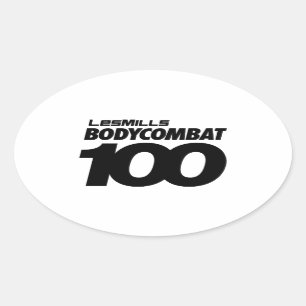 Adesivo Oval Vinheta BODYCOMBAT 100