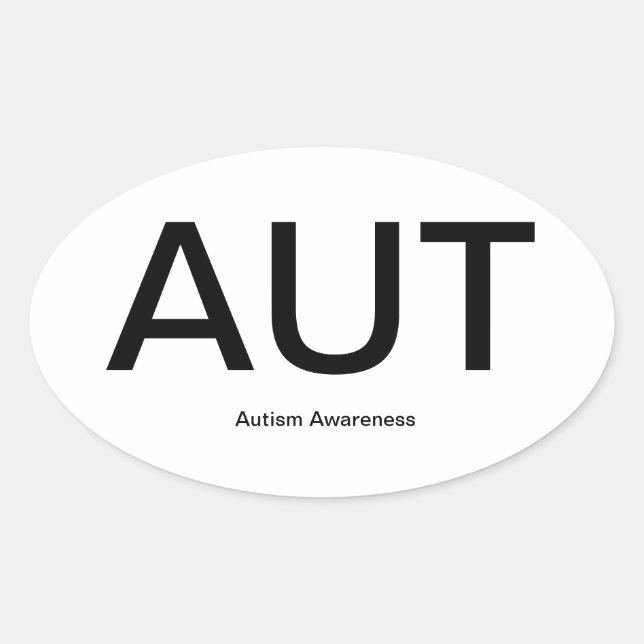 Adesivo Oval Vinheta de Sensibilização dos Países do Euro (Frente)