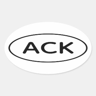 Adesivo Oval Vinheta Nantucket