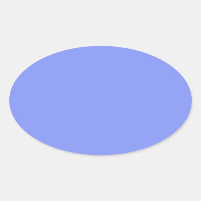 Adesivo Oval Vinheta Oval Azul Bebê (Frente)