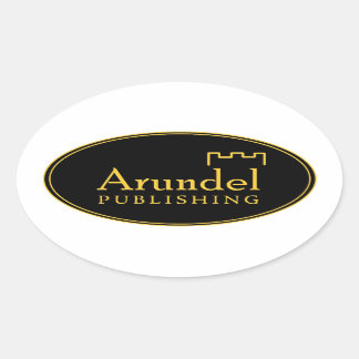 Adesivo Oval Vinheta Oval do Logotipo Arundel
