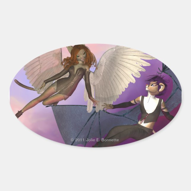 Adesivo Oval Vinheta Oval Emitida (Frente)