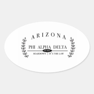 Adesivo Oval vinheta PAD