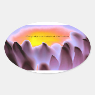 Adesivo Oval Vinhetas