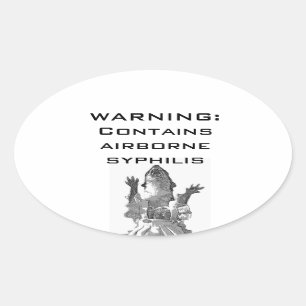 Adesivo Oval Vinhetas para evitar que suas coisas sejam roubada