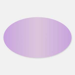 Adesivo Oval Violeta 1 - Inclinação do cardo e da lavanda