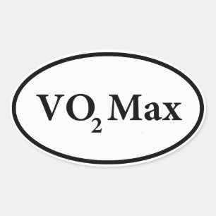 Adesivo Oval vo2 máximo