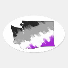 Adesivo Oval Washington Ace Pride Sticker