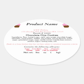 Adesivo Oval WASHINGTON Rótulo da Lei de Cabana Feira de Produt