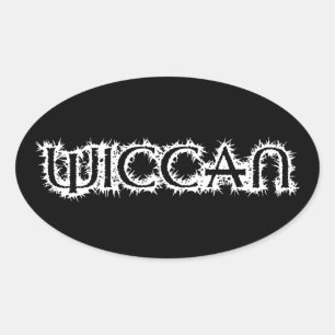 Adesivo Oval Wiccan