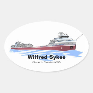 Adesivo Oval Wilfred Sykes Cleveland Cliff