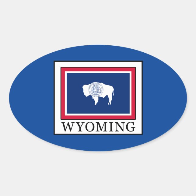 Adesivo Oval Wyoming (Frente)